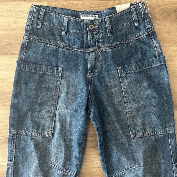 Free People Oasis Denim Crop Jeans, Size: 26- NWOT - Picture 4 of 16